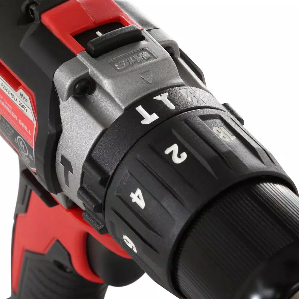 Milwaukee M18 18V Lithium-Ion Cordless 1/2 in. Hammer Drill/Driver (Tool-Only)