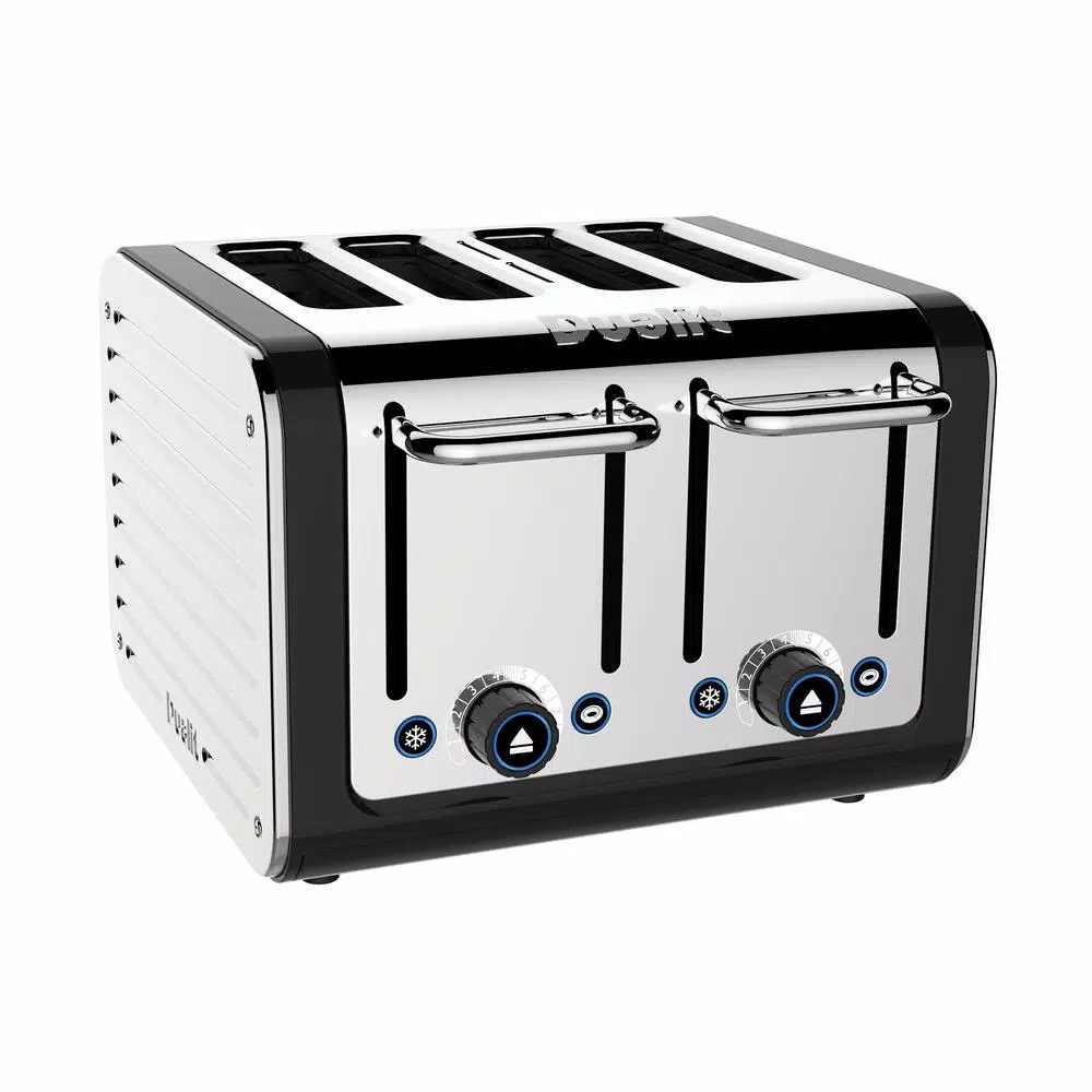 Dualit Design Series 4-Slice Stainless Steel Toaster with Interchangeable Panels