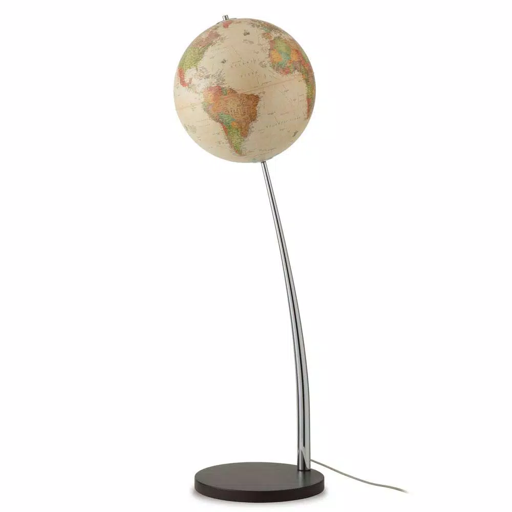 Waypoint Geographic Vertigo 15 in. Illuminated Antique Oceans Floor Standing Globe