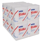 WypAll X70 White Quarterfold Wipers, 76-Pack (Case of 12) thumbnail 3