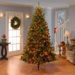 National Tree Company North Valley 7.5 ft. Spruce Artificial Christmas Tree with Dual Color LED Lights thumbnail 5