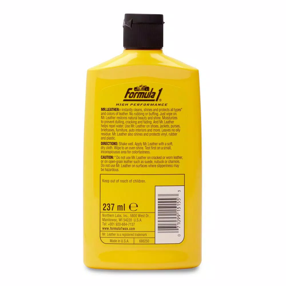 Formula 1 Mr. Leather Liquid Cleaner and Conditioner