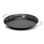 Ecolution Sol 20 in. Carbon Steel Nonstick Paella and Grill Pan, Black thumbnail 1