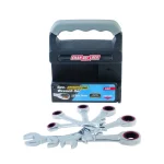 Channellock SAE Ratcheting Wrench Set, 6-Piece High Carbon Steel Hand Tool Set thumbnail 2