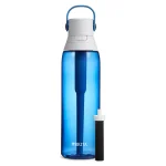 Brita Premium 26 oz. Sapphire Blue Filtering Water Bottle, BPA-Free with 1 Filter thumbnail 1