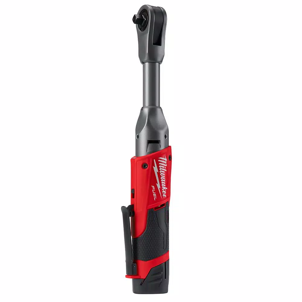 Milwaukee M12 FUEL 12V Cordless 3/8 in. Extended Reach Ratchet Kit with Metric Ratcheting Wrench Set