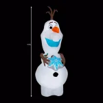 Disney Frozen 11 ft. Pre-Lit Inflatable Olaf with Snowflake Airblown Holiday Decoration thumbnail 3