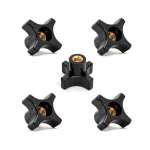 POWERTEC 5/16 in.-18 4-Point Thru Knob, 5-Pack thumbnail 1