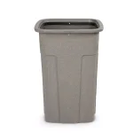 Toter Slimline 50 Gal. Graystone Square Heavy Duty Trash Can thumbnail 5