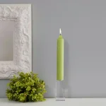 ROOT CANDLES 9 in. Timberline Collenette Willow Taper Candles, Beeswax Enriched, Box of 4 thumbnail 1