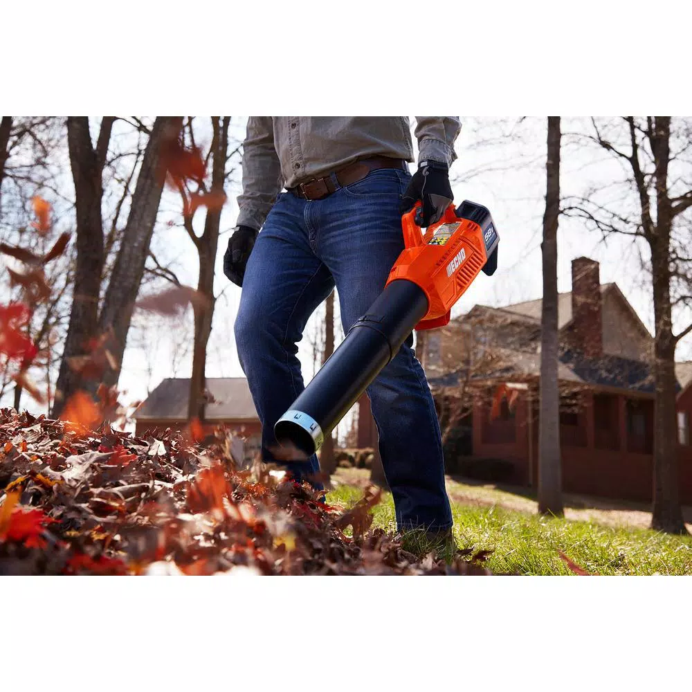 ECHO 58V Brushless Cordless Leaf Blower, 550 CFM, 145 MPH (Tool Only)