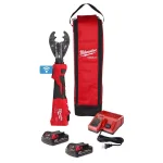Milwaukee M18 FORCE LOGIC 6-Ton Cordless Utility Crimping Kit with O-D3 Jaw thumbnail 1