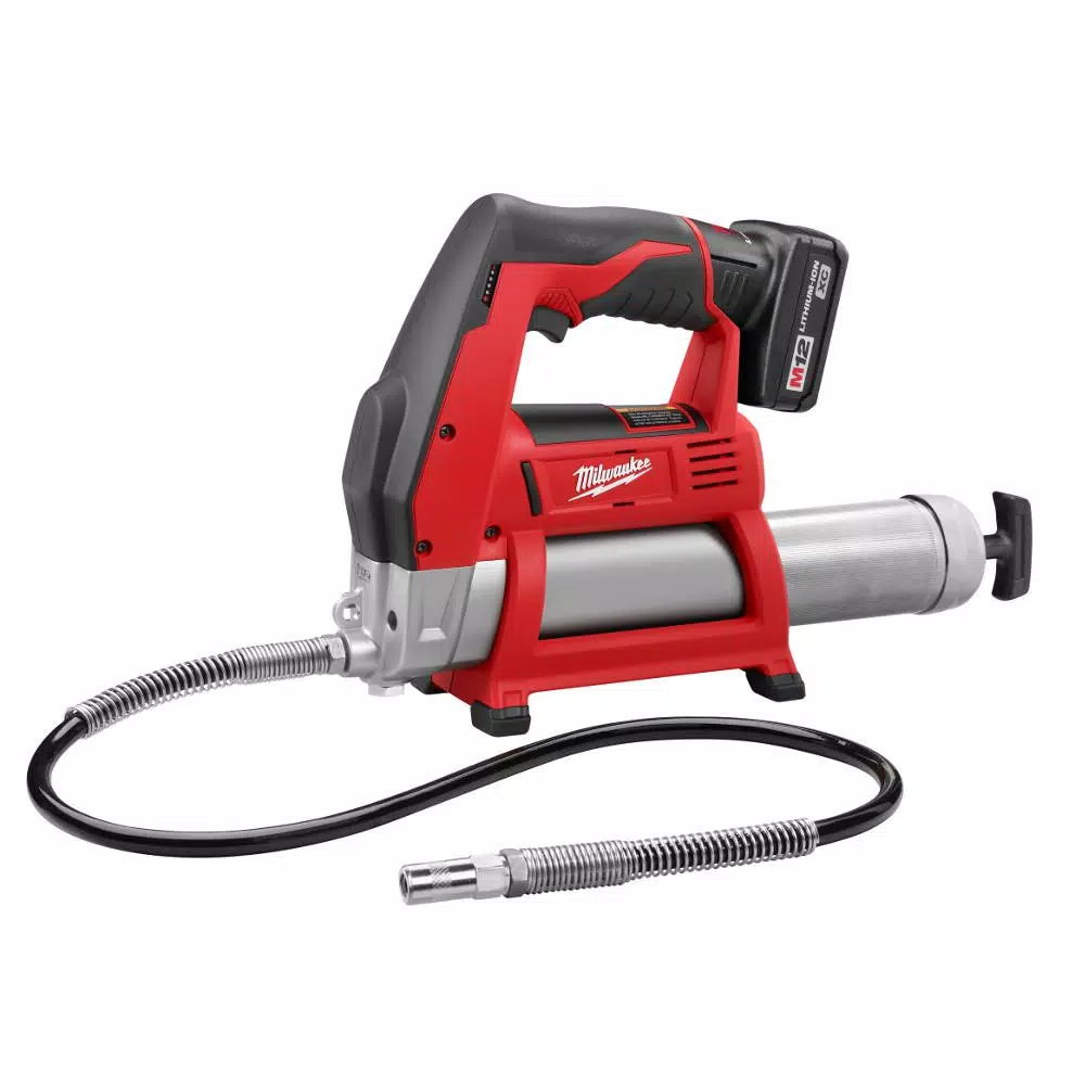 Milwaukee M12 12V Lithium-Ion Cordless Grease Gun Kit with M12 Multi-Tool