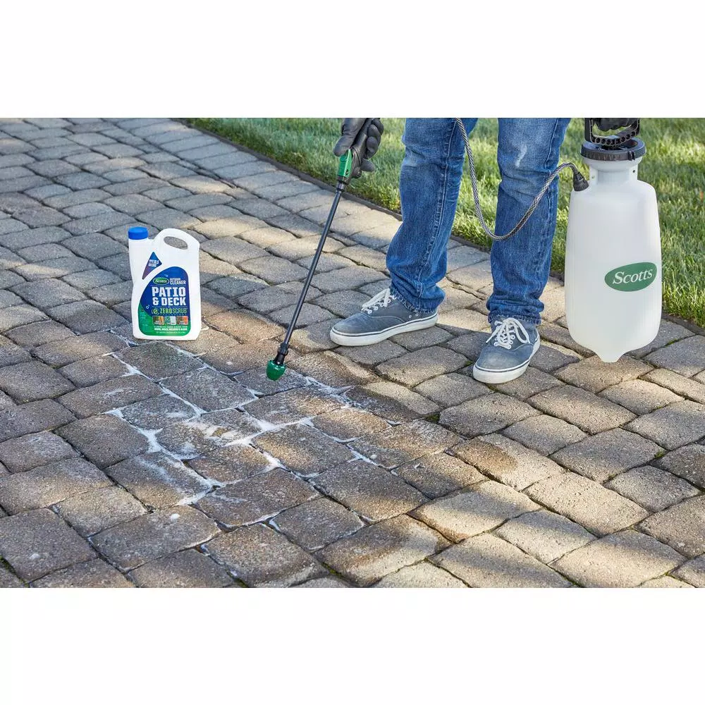 Scotts Outdoor Cleaner Patio and Deck Concentrate with ZeroScrub Technology, 0.5 Gal.