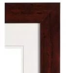 Pinnacle Gallery Solutions 11 x 14 Walnut Wood Picture Frame with White Mat for 8 x 10 Photos thumbnail 3