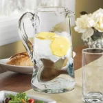 Libbey Impressions 80.1 oz Glass Pitcher, Handblown Clear Glass thumbnail 2