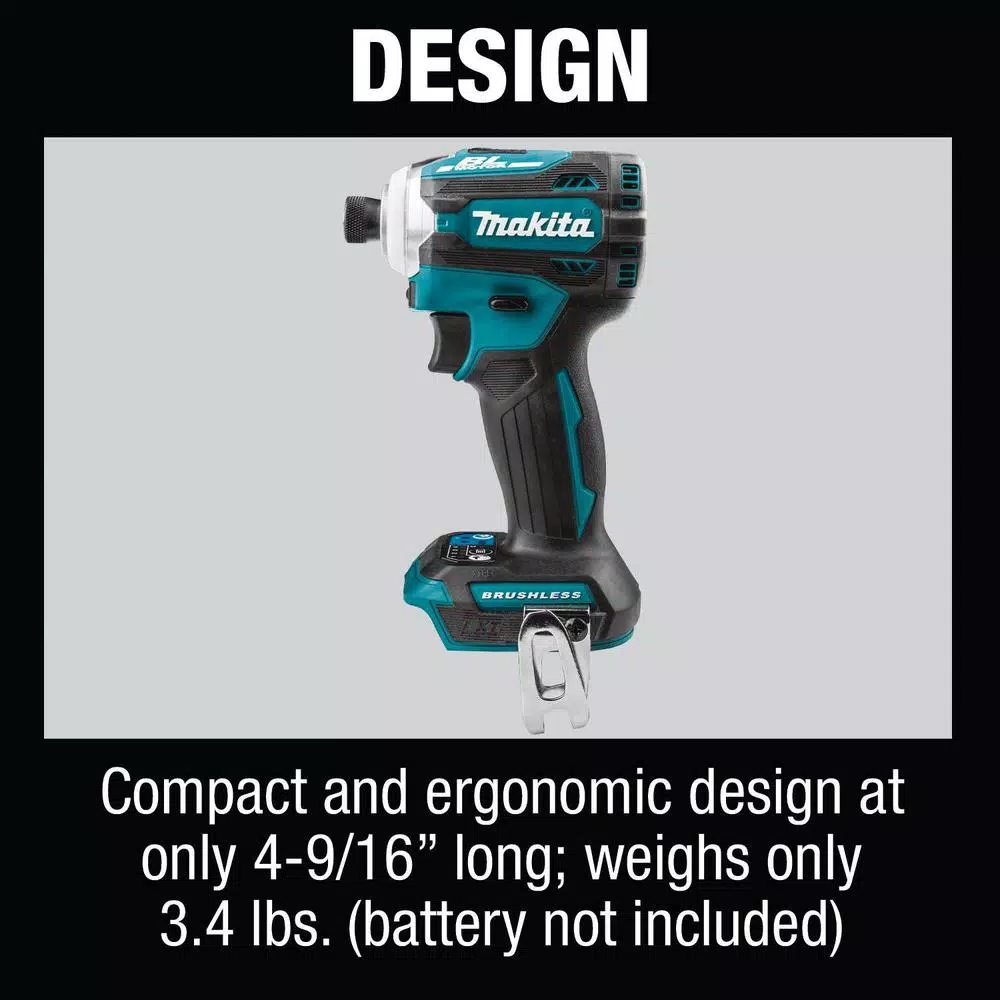 Makita 18V LXT Brushless 4-Speed Impact Driver Bundle with ImpactXPS 10-Pc Socket and 45-Pc Bit Set
