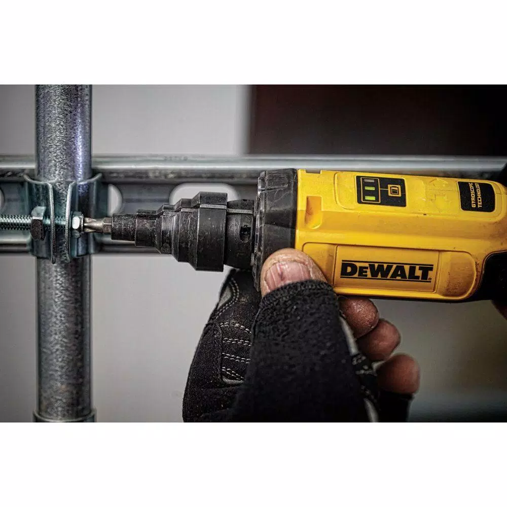DEWALT 8V MAX Cordless Gyroscopic Screwdriver with Conduit Reamer Kit, 2 Batteries, Charger & Bag
