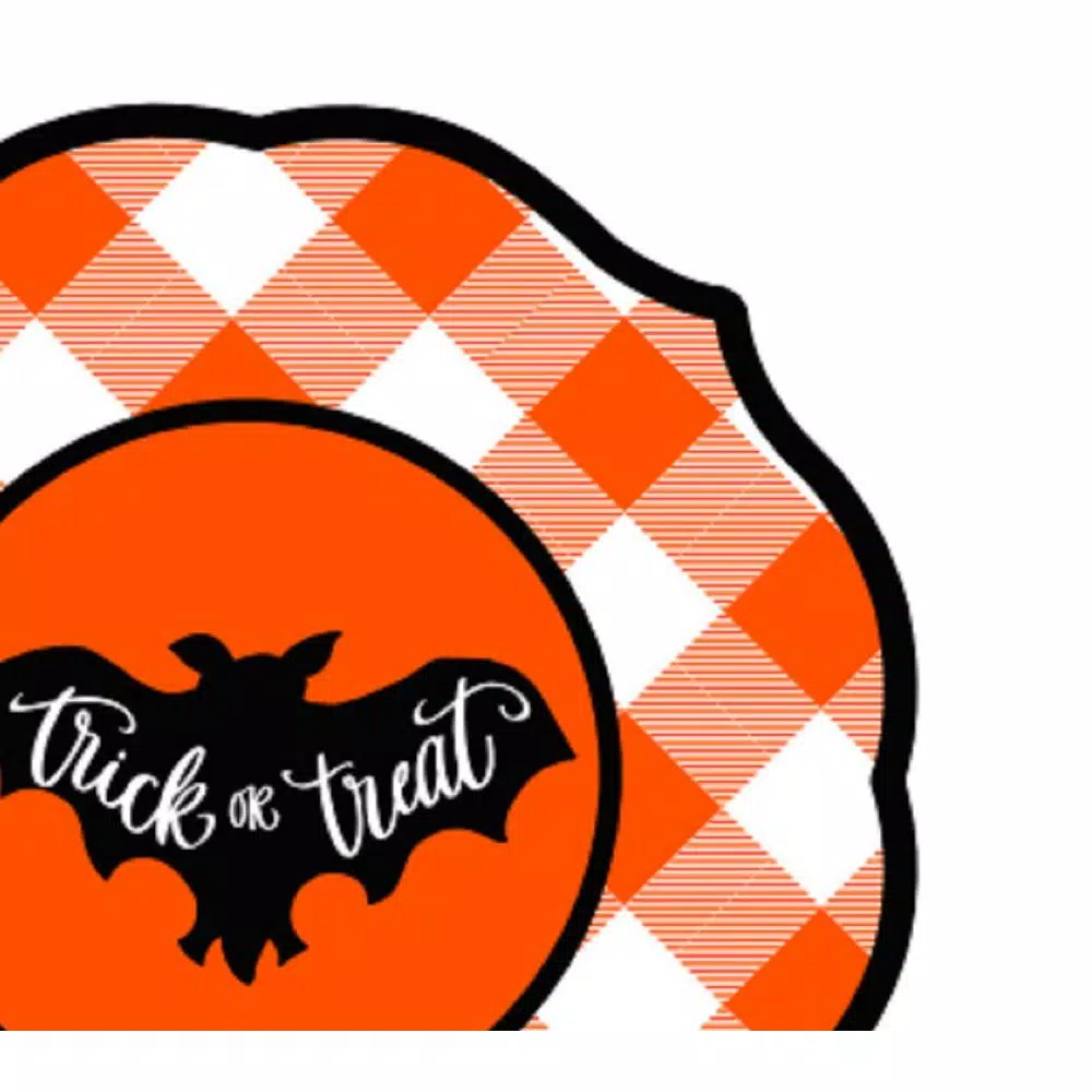 Sugar Plum Party SugarPlum Collection Boo Y'all Halloween Hexagon Paper Dinner Plates, 16-Piece Set