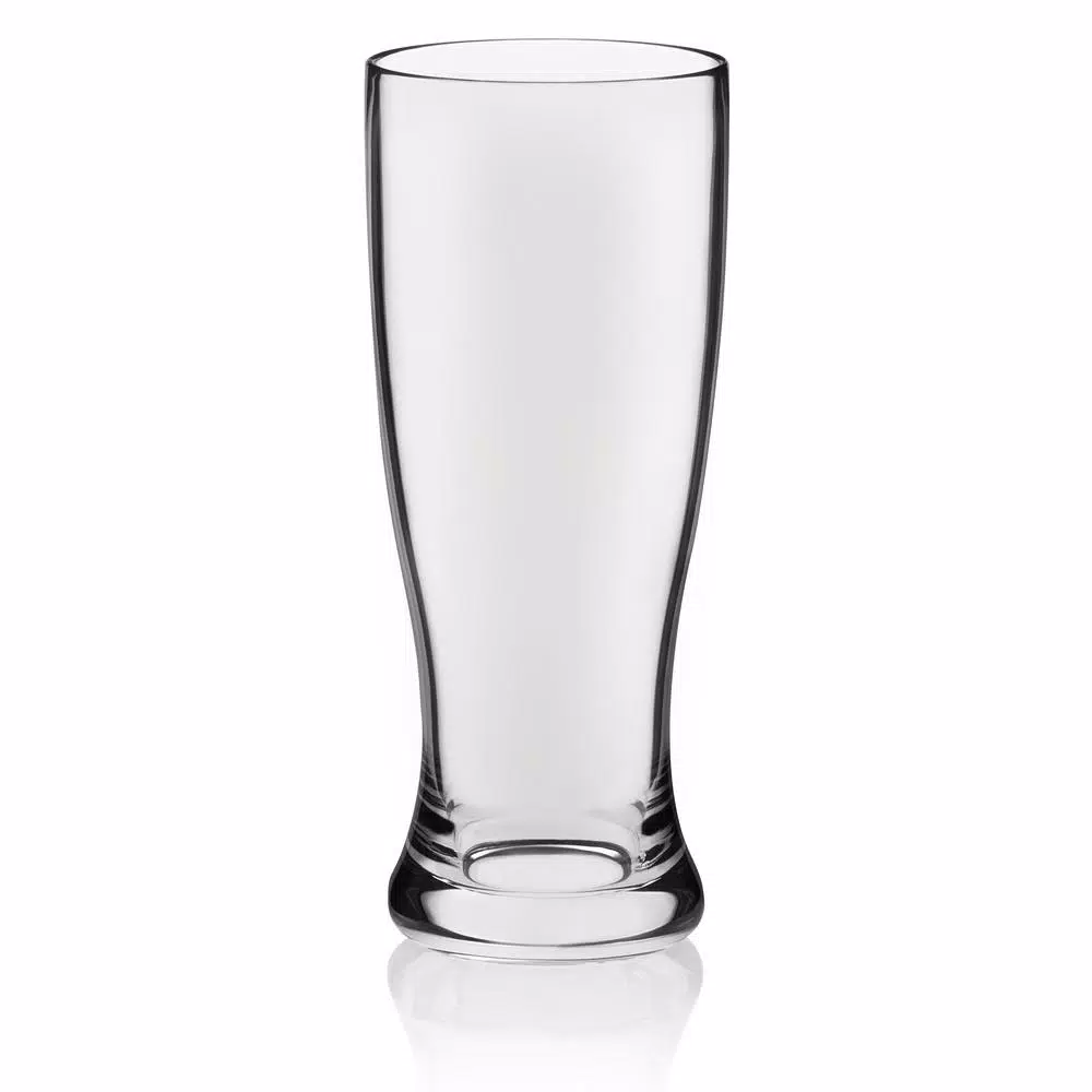 Libbey Indoors Out 4-Piece Break-Resistant Tritan Pilsner Glass Set, 14 oz