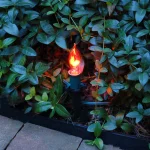 LUMABASE Flickering Orange Electric Pathway Lights, 10-Count Halloween Outdoor Decor thumbnail 3