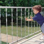Cardinal Gates Deck Shield Outdoor Child Safety Netting, 15 ft. Roll, Black thumbnail 2