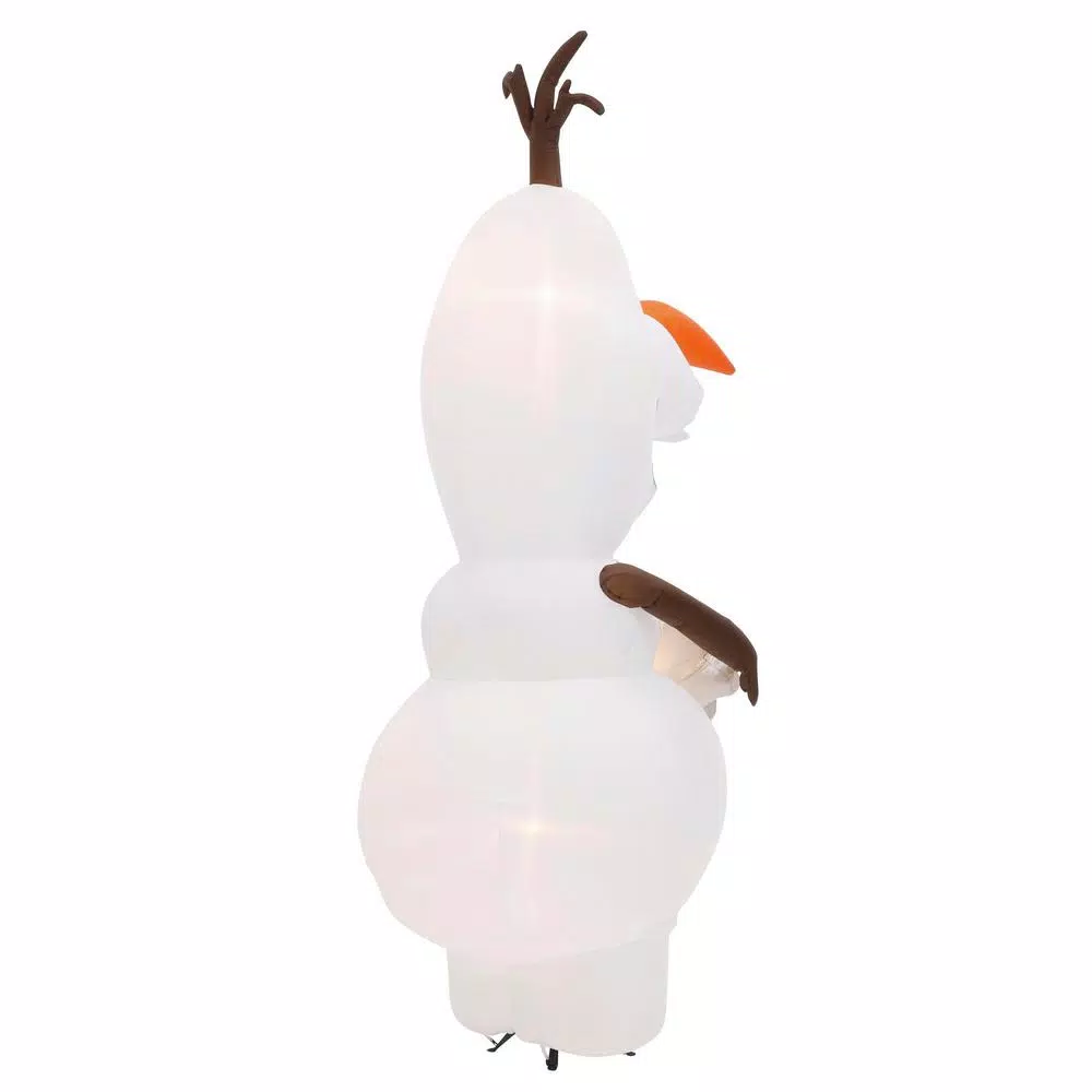 Disney Frozen 11 ft. Pre-Lit Inflatable Olaf with Snowflake Airblown Holiday Decoration