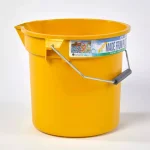TAFCO PRODUCTS Tafco 3.5 Gal. Yellow Round Utility ECO Bucket, 100% Recycled Plastic with Easy Pour Spout thumbnail 3