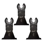 Milwaukee 2-1/2 in. High Carbon Steel Universal Fit Wood Oscillating Multi-Tool Blade, 3-Pack thumbnail 5