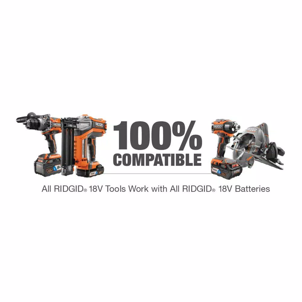 RIDGID 18V Cordless LED Mat Light with 1.5 Ah Lithium-Ion Battery