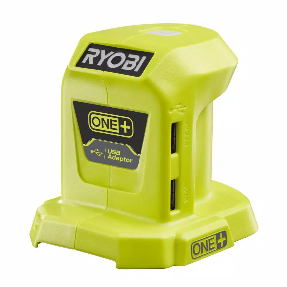 RYOBI 18V ONE+ Lithium-Ion Portable Power Source with Dual USB Ports