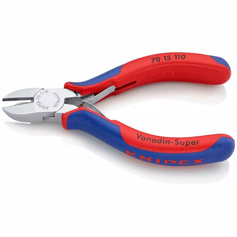 KNIPEX 4-1/2 in. Diagonal Cutters with Comfort Grip, Made in Germany