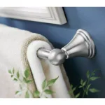 MOEN Preston 18 in. Single Towel Bar in Spot Resist Brushed Nickel thumbnail 2