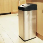 iTouchless 13 Gallon Stainless Steel Motion Sensing Touchless Trash Can with Extra-Wide Lid thumbnail 4