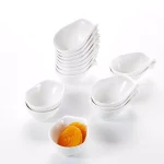 MALACASA 3.75 in. White Porcelain Ramekins Set of 16, Ceramic Souffle Dishes and Serving Bowls thumbnail 5