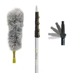 DocaPole Microfiber Feather Duster & 6-24 ft. Telescopic Extension Pole High Reach Cleaning Kit thumbnail 1