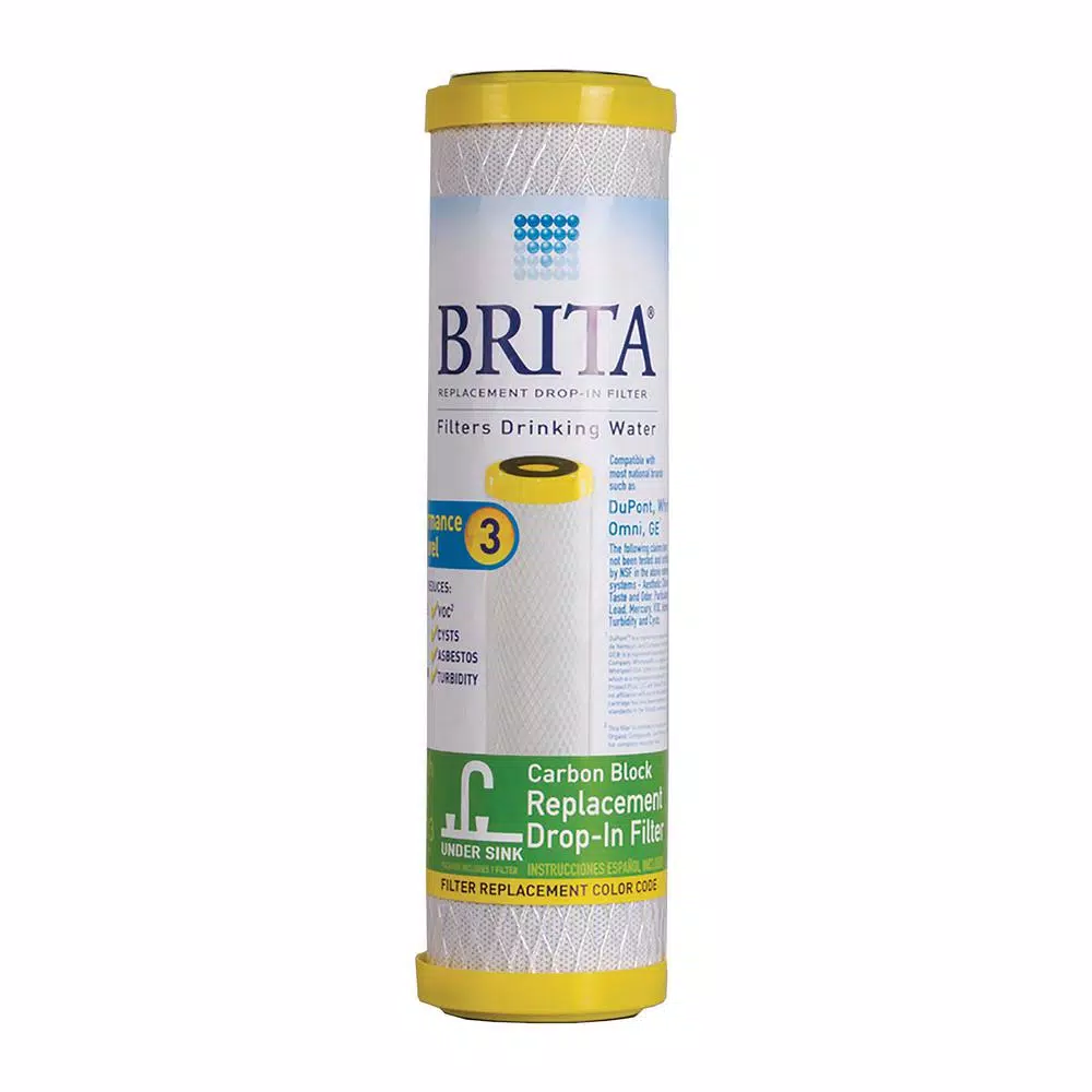 Brita Universal 10 in. Carbon Block Drinking Water Filter Replacement Cartridge