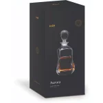 JoyJolt Aurora Crystal Whiskey Decanter, 25.3 oz Square Glass Decanter with Stopper thumbnail 2