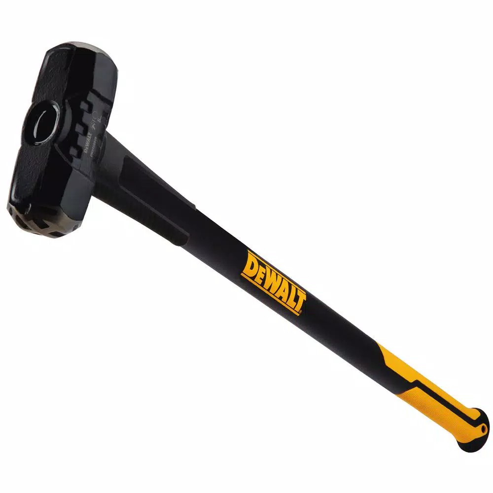 DEWALT 8 lb. Exo-Core Sledge Hammer with 33 in. Fiberglass Handle
