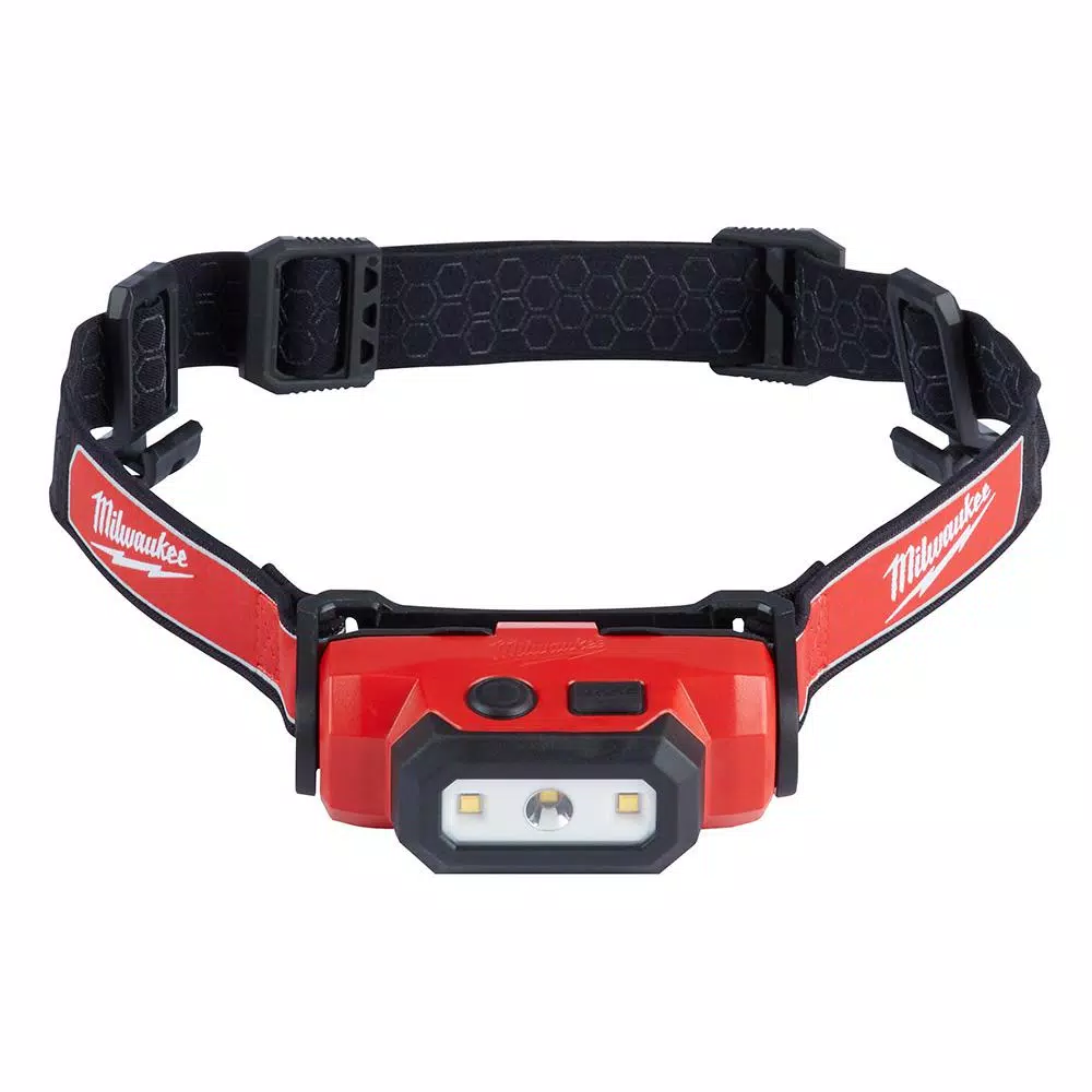 Milwaukee REDLITHIUM USB Rechargeable Rover Pocket Flood Light & Hard Hat Headlamp Combo