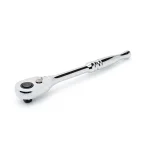 Husky 57-Piece 1/2 in. Drive SAE and Metric Socket and Bit Set with Ratchet and Magnetic Rails thumbnail 3
