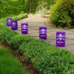 LUMABASE LumaLite Luminaria Kit Skull and Crossbones Halloween LED Lights, 6-Count thumbnail 3