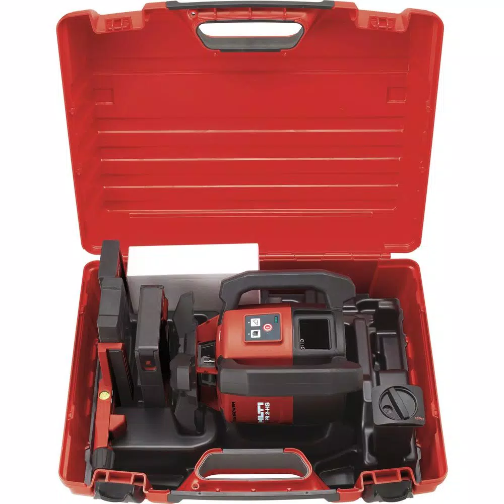 Hilti PR 2-HS Rotating Laser Level Kit with 2.6 Ah Lithium-Ion Battery and Charger