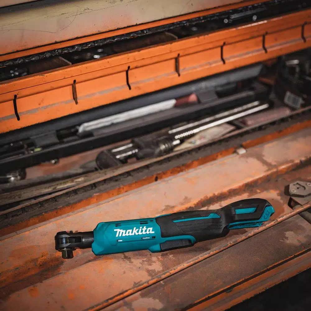 Makita 12V MAX CXT Cordless Ratchet Kit with 3/8 in. and 1/4 in. Anvils and 4.0 Ah Battery