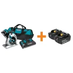 Makita 36V (18V x2) 7-1/4 in. Cordless Circular Saw Kit with 2 5.0 Ah Batteries and Charger thumbnail 1