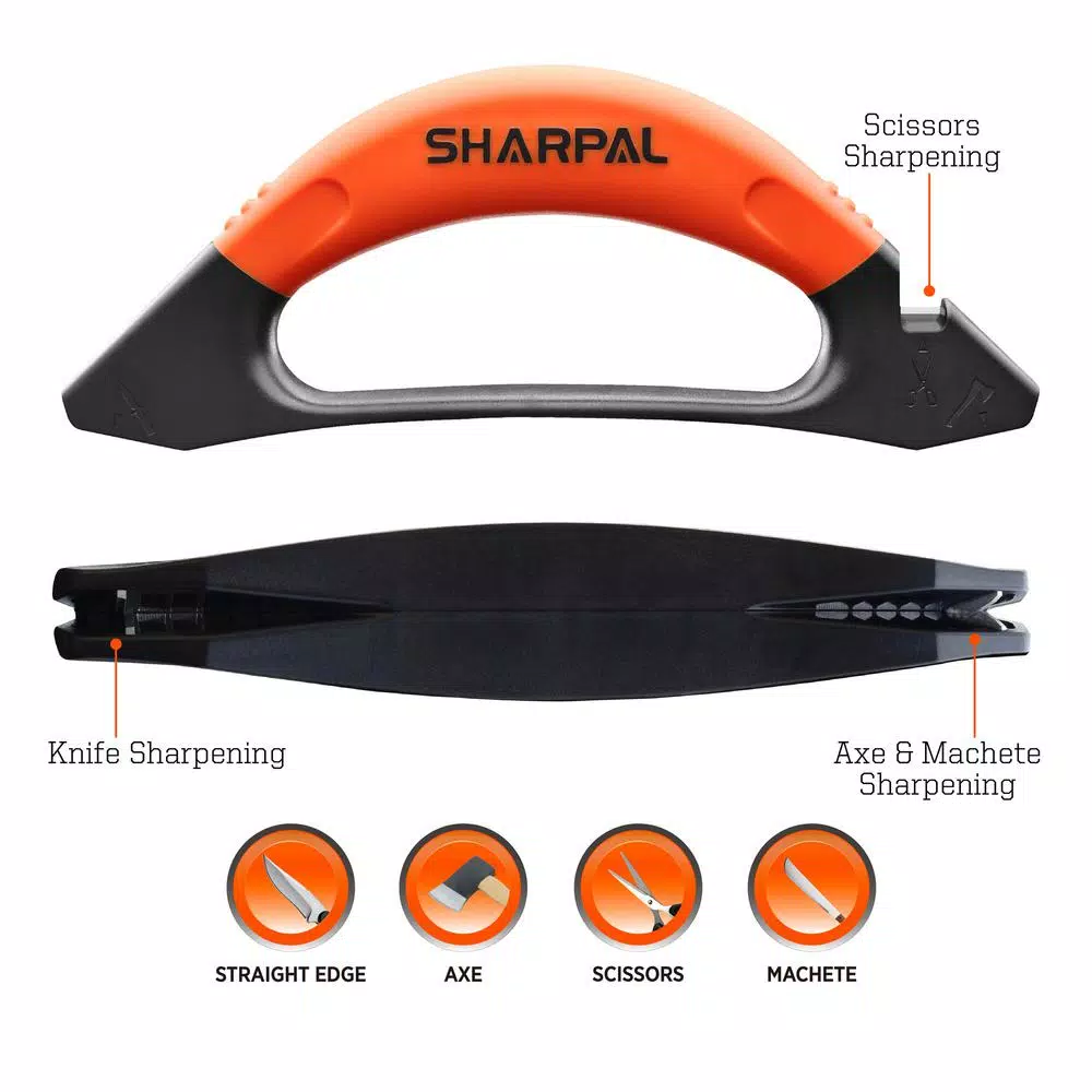 Sharpal 112N 3-in-1 Knife, Axe, and Scissors Sharpener