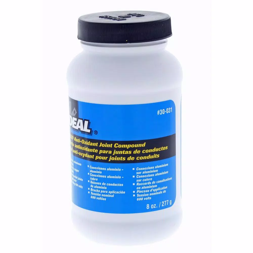 Ideal Noalox Anti-Oxidant Joint Compound with Brush Cap, 8 oz. (2 Pack)