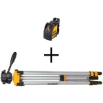 DEWALT DW088K Red Self-Leveling Cross-Line Laser Level with Adjustable Aluminum Tripod Kit thumbnail 1