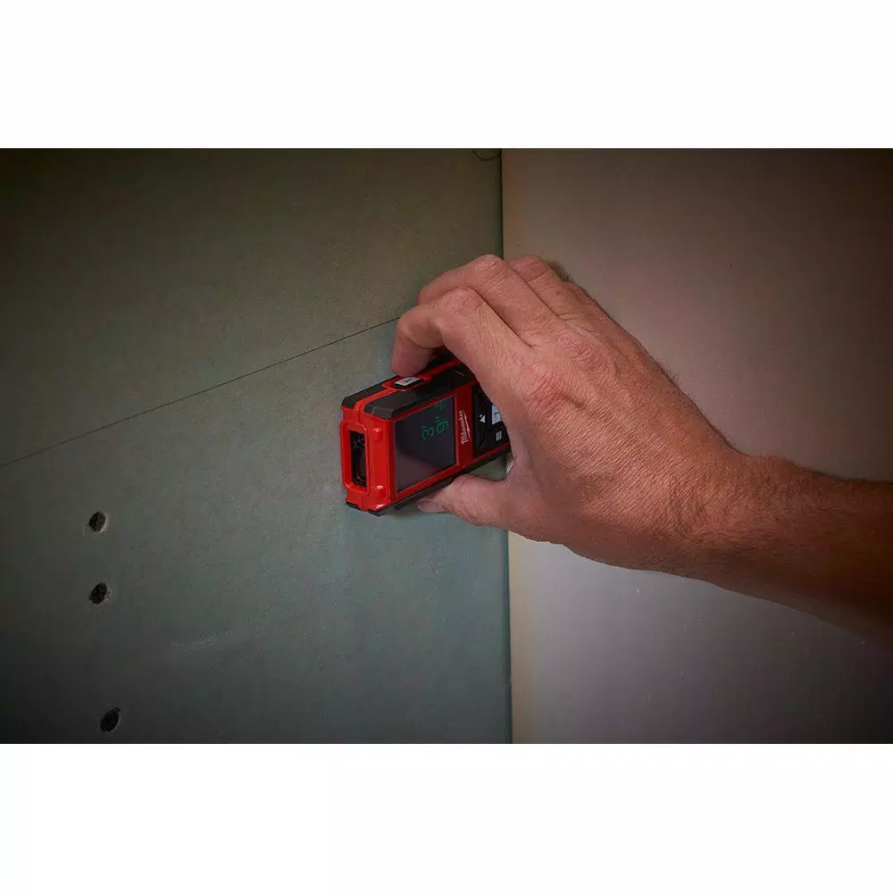 Milwaukee 150 ft. Laser Distance Meter with Color Screen and IP54 Rating