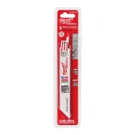 Milwaukee 6 in. 14 TPI Metal Cutting Reciprocating Saw Blades, 5-Pack thumbnail 3